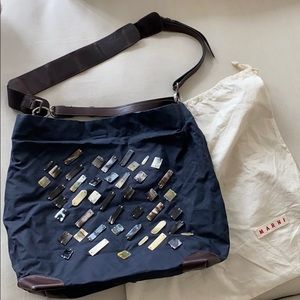 SOLD Marni embellished tote bag